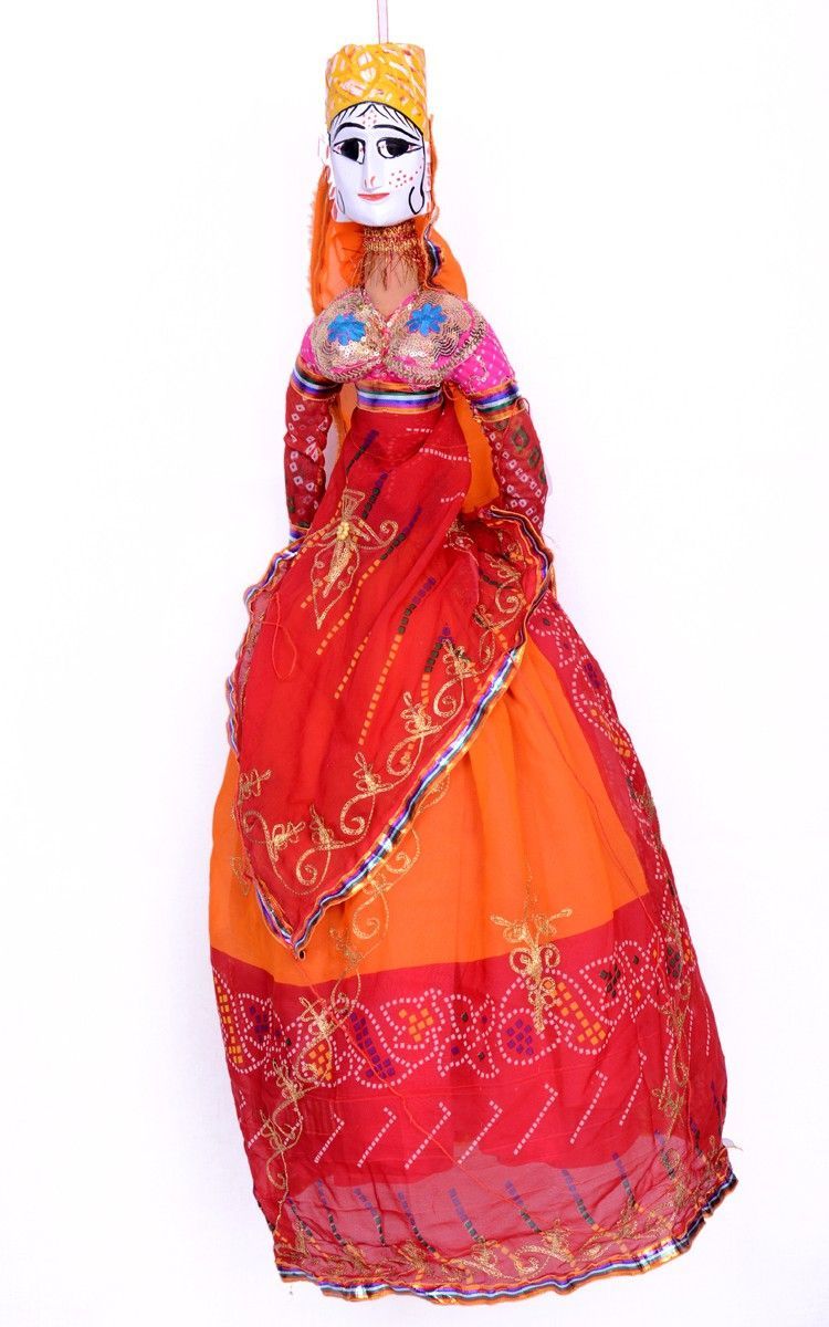 Ona'S Rajasthani Puppet Showpiece  -  56 cm thumbnail 3