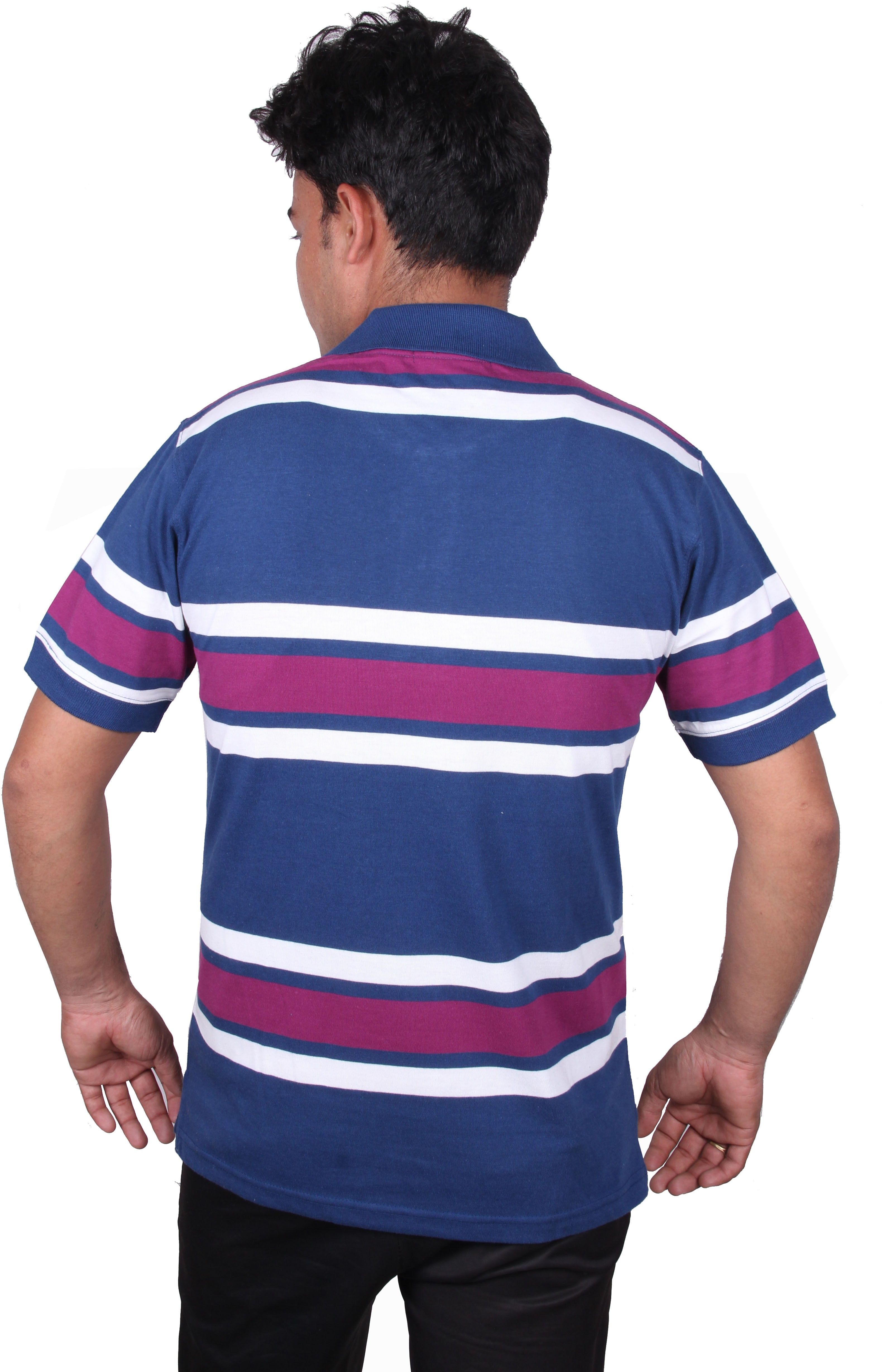 Norwood Striped Men's Polo Neck T-Shirt thumbnail 2